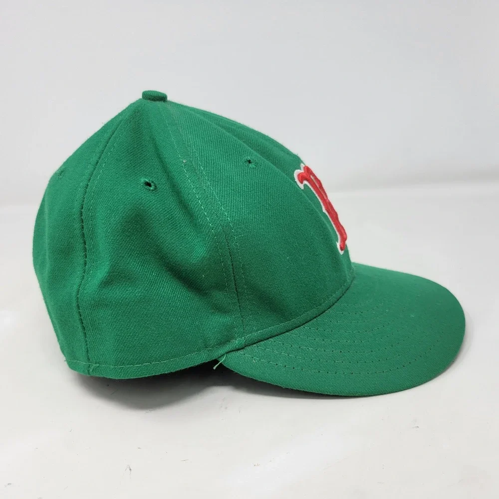 New Era 59FIFTY Boston Red Sox MLB On-Field Fitted Hat Green Size 7 1/2